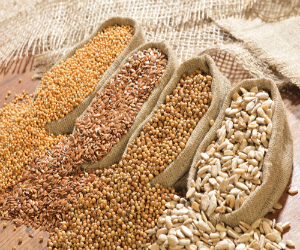 Grains from a famer's market