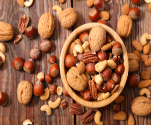 Nuts from a famer's market