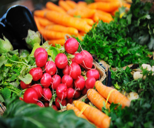 Vegetables from a famer's market